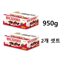 메이지 마카다미아 초콜릿 대용량, 2개, 950g
