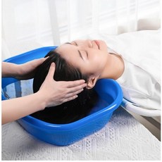 아기누워서머리감기기