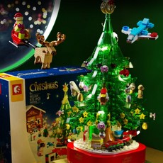 파이 크리스마스 트리 눈사람 레고 블록 시리즈 3종, 크리스마스 트리 오르골
