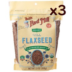 Bobs Red Mill 브라운 아마씨 368g x3팩, 3개