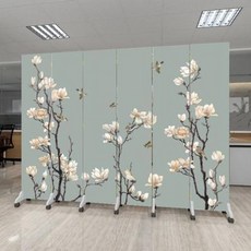 간살 파티션 가벽설치 맞춤 제작하다 북유럽 병풍 칸막이 벽 거실 장식 현관 접이식 이동 심플 현대 양면을 가린 맞춤 접이식, 33 한 짝 비침 방지 세 짝부터 시작 높이