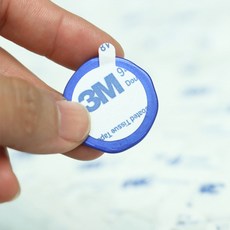 실링왁스 3M 양면 접착용 씰링 스티커 10개입, 23mm_10개 (SW-993)