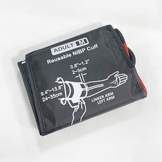 [FORA] 포라 혈압검사용 커프(연성커프) - TD-3124B/TD-3135A 호환, M (24-35cm), 1개