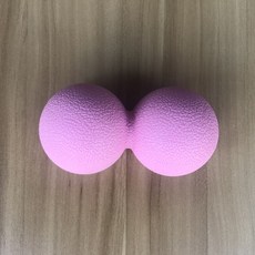 힘줄이 골을 터뜨렸다 필름 근육 릴렉스 마사지 공 혈위치 헬스 피트니스 하키 땅콩 구기 종목의 하나 건 스트레치볼, 더블 볼 （땅콩 타입 ）핑크