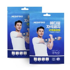 파워풀엑스 메디핑 자석패치 동전패치 42매 구성, 2개
