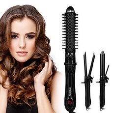 Remington 미니고데기 무선 봉 물결Halovie 헤어 스트레이트너 컬링 아이언 스타일링 플레이트 올헤어 타입 LCD스크린 100 230°C 온도 조절 30 패스트히팅 시큐리티락 자동꺼짐 360° 회전가능한 케이블 -59516, 단일옵션, 단일옵션