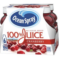 과일주스 과즙음료 과일음료 오션스프레이® 100 주스 크랜베리 블렌드 10 Fl Oz 6 카운트 1, 295ml