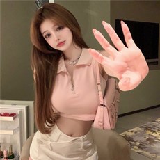 얇은셔츠가터벨트