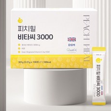 피치힐비타씨3000 비타민C 아연 먹고 바르는 100포 (3개월), 1박스
