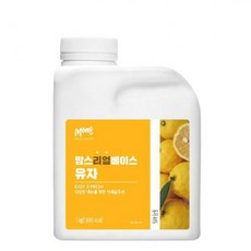 맘스리얼베이스 유자 흥국에프앤비 1KG, 단품, 1000g, 1개