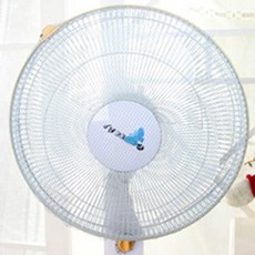 부자오빠 먼지차단 위험방지 선풍기 안전망, 블루