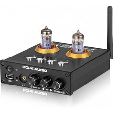 스페인직송 노브 사운드 미니 블루투스 5.0 진공 튜브 하이파이 프리앰프 USB 플레이어 스테레오 오디오, 단일옵션, 단일옵션