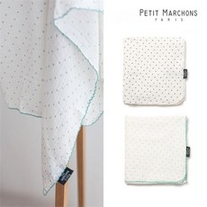 쁘띠마르숑 도트거즈블랭킷 MINT BLACK 72M084905