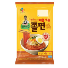 CJ 밀당의고수 쫄면 2인, 454.4g, 55개