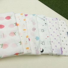 무루 [내맘대로기저귀세트]소프트 사각천기저귀 1장 천 기저귀, 사과