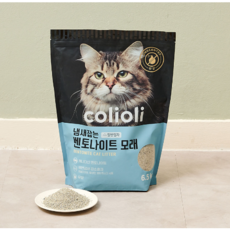 콜리올리 냄새잡는 벤토나이트 모래 (무향) (6.5KG) 고양이 모래, 6.5ml, 1개, 무향