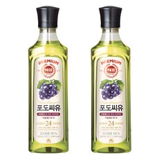 해표 포도씨유, 500ml, 2개