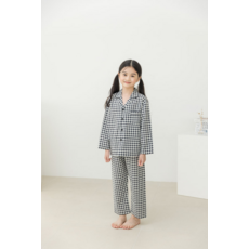 긴팔체크파자마