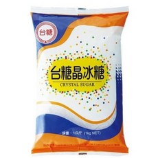 台糖 晶冰糖 1公斤, 甘蔗砂糖製成, 風味獨特, 飲料沖泡適用, 1kg, 1包