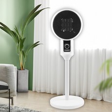 써큘레이터 무소음 저소음 절전형 전기 히터 ptc 온풍기, 화이트