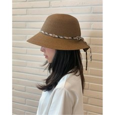 닥스 악세서리 남성 20FW [HELENA]브라운 스트랩배색 플로피햇 DBHE0F100W2