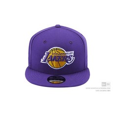 [국내정식매장] 뉴에라 모자 스냅백 (70353242) NBA LA 레이커스 베이직 바이올렛 (9FIFTY LOSLAK BASIC OTC)