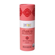 Aura Cacia 오가닉 차크라 밸런싱 아로마테라피 롤-온 베티브 & 넛메그, 9.2ml, 1개