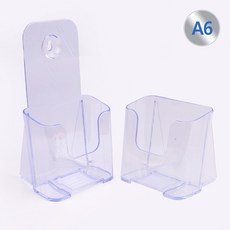 아크릴꽂이 A6 전단지거치대 홍보물꽂이 서류꽂이, 1개