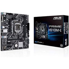 ASUS PRIME H510M-E LGA1200(Intel® 11세대/10세대) Micro-ATX 마더보드(PCIe 4.0 M.2 슬롯 1Gb LAN DP HDMI D-, 기본 - 인텔11세대