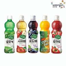 웅진식품 자연은 주스 500ml 20펫 알로에 토마토 포도 오렌지, 포도 20펫