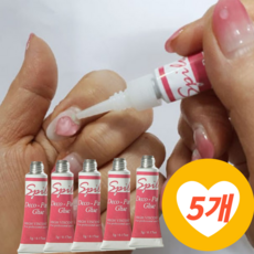 두루머리 네일글루 초강력 본드 5g 5개 한세트, 1세트, 겔 타입
