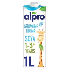 영국 알프로 Alpro Soya Growing Up Long Life Drink 소야 그로잉 업 롱 라이프 드링크 음료, 10개, 1L