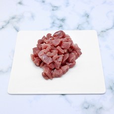 국내산 무항생제한돈 돼지고기 냉장 안심 카레용 300g, 1개