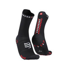 컴프레스포트 러닝 하이컷 양말 PRO RACING SOCKS V4.0 RUN HIGH Black/Red, T2 (245 ~ 260mm)