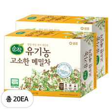 순작 유기농 고소한 메밀차, 10g, 20개입, 20개