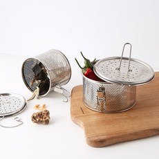 원터치 스텐 멸치다시통(2size), 1개