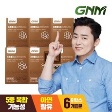 GNM 프로폴리스 아연 비타민D 6박스 (총 6개월분), 30캡슐, 6개