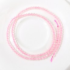 비즈아이 [5400-03]원석축구볼컷 3mm 장미석 1줄(약37cm)