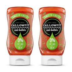 캘러핏 저칼로리 무가당 무지방 스위트 칠리 소스 300ml X 2개 Callowfit Sweety Chili Sauce, 1