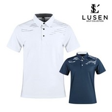 루센 남자 퍼포먼스 반팔 골프 카라셔츠 BLU1M402