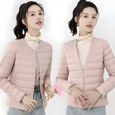 NUNUHANA 여성 오리털 경량패딩 점퍼