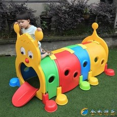 어린이 감각 발달 완구 도구 공간 놀이 어린이집 조교센터 실내 모충터널 등반 컬러 요정 굴모충 액세서리, 오류 발생시 문의 ( 시원바람 )