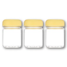그로우민 국산 미니 트라이탄 무지 물병 마이보틀 3P, 옐로, 3개, 180ml