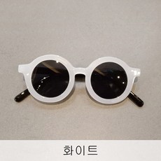 뉴타임즈12 공용 선글라스 어린이 선글라스 아기 자외선 차단동 복고 선글라스 어린이 동그란 뿔테 안경 ST01 A25