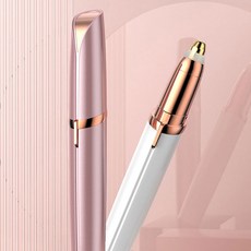 간편깔끔 전동 눈썹 정리기 제모기 트리머 LED 다용도 무선 면도기 정리기, 로즈핑크