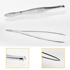 칠성산업 미용 족집게(약87x4mm) 털제거 (쪽집게/핀셋/눈썹정리/네일아트/털정리/눈썹/양쪽집게/미용용품/콧털정리/족집게/아이소품/뷰티소품/화장품 추천), 1개