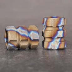 섹션 C EDC 티타늄 합금 나이프 비즈 우산 펜던트 로프 야외 캠핑 가제트 팔찌 서바이벌 파라코드, 03 Blue