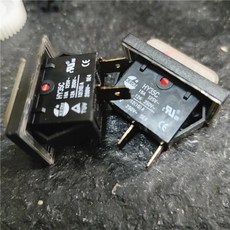 로커 푸시 버튼 스위치 HY35C 125/250V 16/12A, [01] 2PCS, 2개