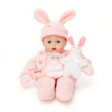 눈깜박이는 실제 아기인형 토끼인형 31cm 아동장난감 장난감 놀이장난감