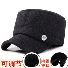볼캡 모자 남성 겨울 중년 보온 야구모자 야외 레저 헌팅캡 가을겨울용 노인 솜모자